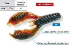 LEURRE SOUPLE YUM CRAW CHUNK