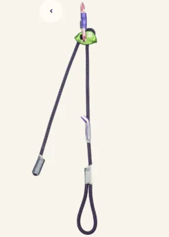 Longe de relais et de rappel reglable ultra compacte EXPRESSO FIT BEAL