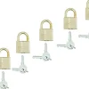LOT DE 5 CADENAS LAITON 40MM - CABESTO
