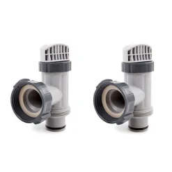 LOT DE 2 VANNES D'ARRET PISCINE - INTEX