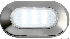 Lumière de courtoisie étanche en inox - LED - sans encastrement - Osculati