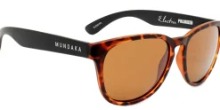 Lunettes de soleil ELECTRA Matte Brown Tort & Matte Black Polarisé MUNDAKA OPTIC