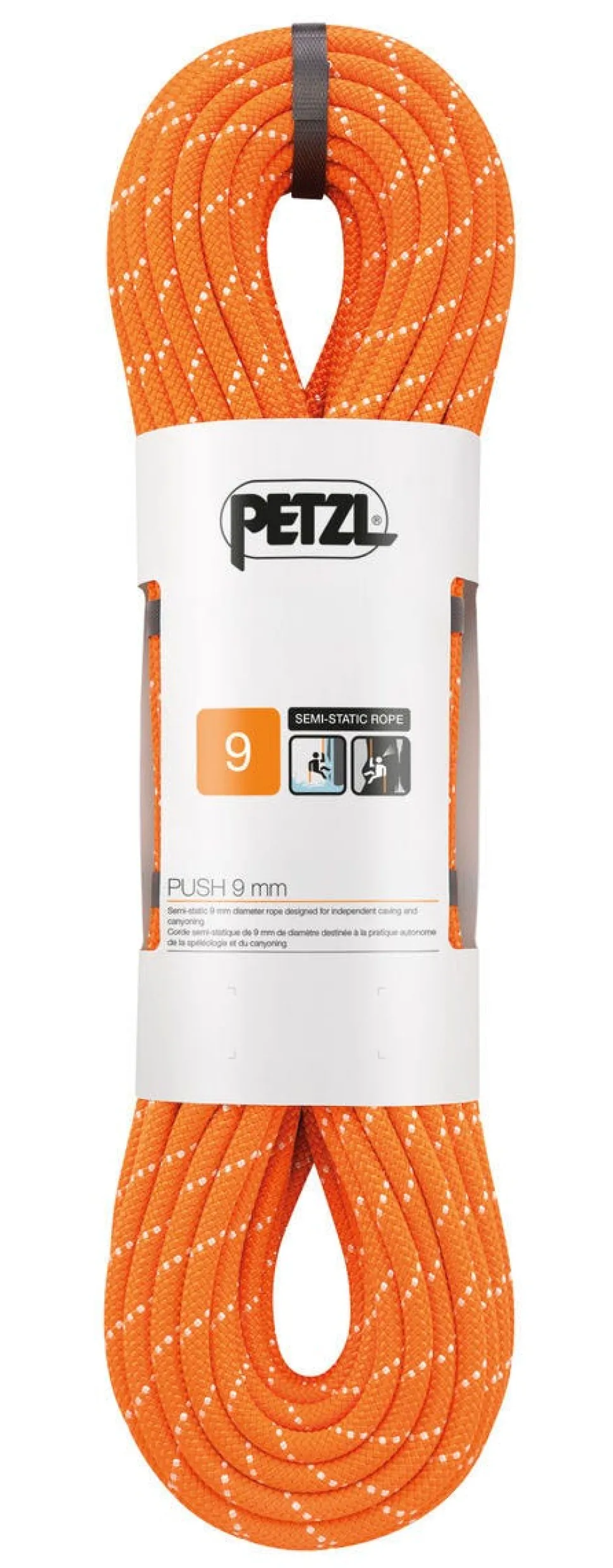60m Corde Push 9mm Orange - PETZL