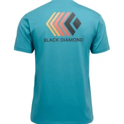 M FADED SS TEE Creek Blue - BLACK DIAMOND
