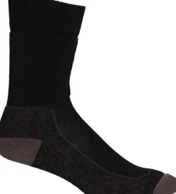 M HIKE+ MED CREW BLACK/MINK ICEBREAKER