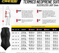 Maillot de bain TERMICO noir 2 mm femme CRESSI SUB