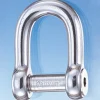 Manille forgée inox autobloquante axe 6 pans creux droite Ø6
