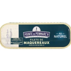 MAQUEREAUX FILETS AU NATUREL 176g