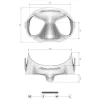Masque de chasse sous-marine HATHOR anti-buée noir SALVIMAR