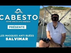 Masque de chasse sous-marine HATHOR anti-buée noir SALVIMAR