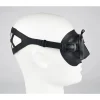 Masque de chasse sous-marine MARTIAN noir avec support caméra C4