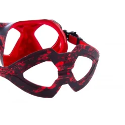 Masque de chasse sous-marine SHARK CAMO rouge BEUCHAT