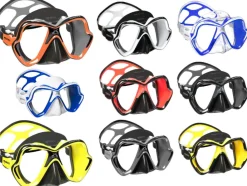 Masque de plongée sous-marine X-VISION ULTRA LIQUID SKIN ULS verres miroirs MARES