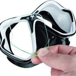 Masque de plongée X-VISION ULTRA LS noir/gris MARES + Verres loupes de grossissement Presbytie