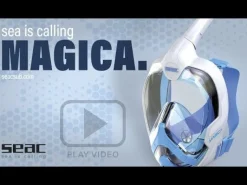 Masque facial intégral MAGICA bleu SEAC SUB