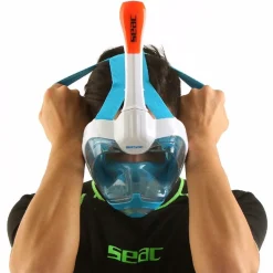 Masque facial intégral MAGICA bleu SEAC SUB