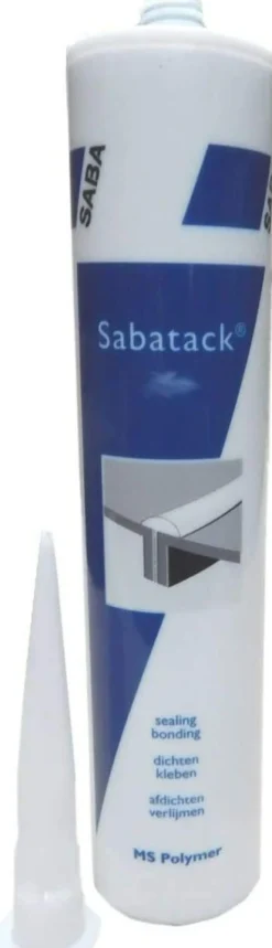 MASTIC POUR HUBLOT NOIR SABATACK 760 XL MS POLYMERE 290ML - SABA