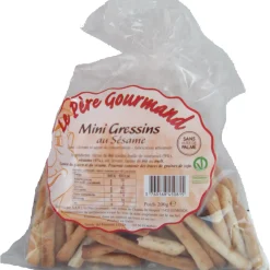 MINI GRESSINS SESAME SACHET 200 GR