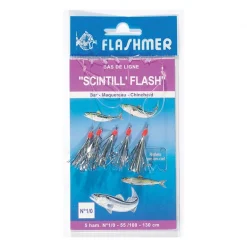 Mitraillette Flashmer Scintill'Flash - 5 Hameçons ARGENT