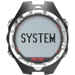 Montre ordinateur chasse sous-marine apnée APNEA noir/rouge SEAC SUB