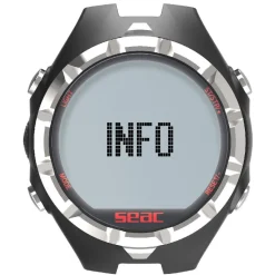 Montre ordinateur chasse sous-marine apnée APNEA noir/rouge SEAC SUB