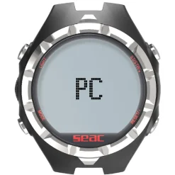 Montre ordinateur chasse sous-marine apnée APNEA noir/rouge SEAC SUB