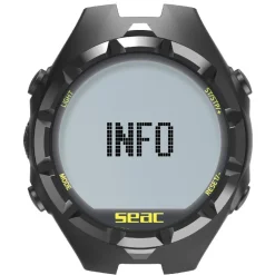 Montre ordinateur chasse sous-marine apnée APNEA HR noir/jaune SEAC SUB