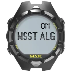 Montre ordinateur chasse sous-marine apnée APNEA HR noir/jaune SEAC SUB