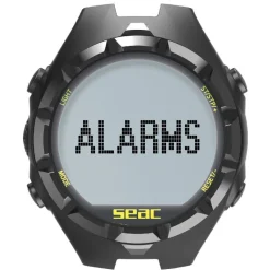 Montre ordinateur chasse sous-marine apnée APNEA HR noir/jaune SEAC SUB