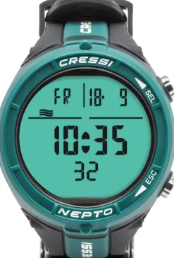 Montre ordinateur d'apnée et de chasse sous-marine NEPTO CRESSI SUB