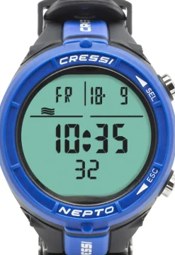 Montre ordinateur d'apnée et de chasse sous-marine NEPTO CRESSI SUB