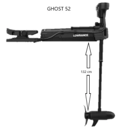 Moteur electrique GHOST pour eau douce avec sonde HDI intégrée - Lowrance