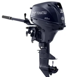 MOTEUR TOHATSU 4 TEMPS BI-Cylindre 20CV - Barre franche