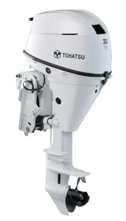 MOTEUR TOHATSU 4 TEMPS TRI-CYLINDRE 30CV- COMMANDE À DISTANCE
