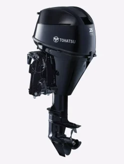MOTEUR TOHATSU 4 TEMPS TRI-CYLINDRE 25CV- COMMANDE À DISTANCE
