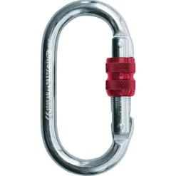 Mousqueton ACIER OVAL STANDART LOCK CAMP