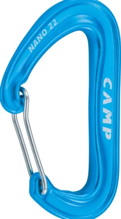 Mousqueton Doigt Droit Nano 22 bleu - CAMP