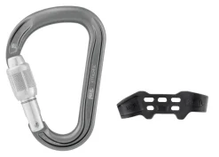 Mousqueton unidirectionnel à verrouillage vissé ATTACHE BAR PETZL