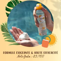 MOUSSE HYDRATANTE FPS50+ TRES HAUTE PROTECTION KIDS LOVEA