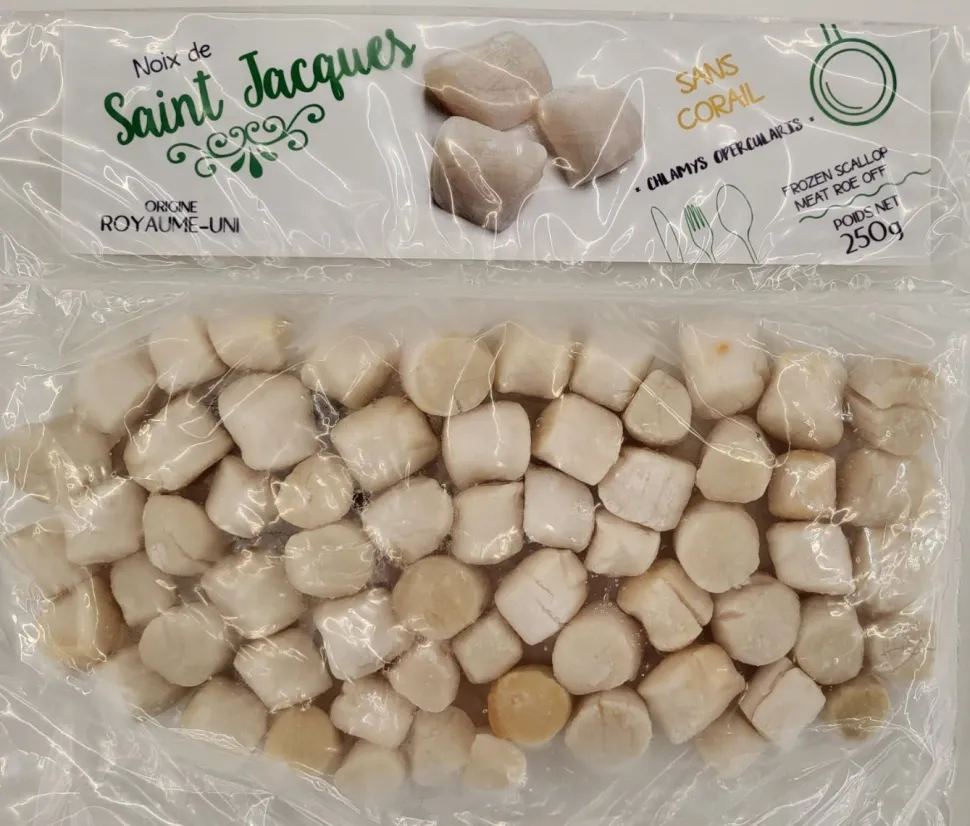 NOIX DE ST JACQUES SS CORAIL MSC 80/120 250G