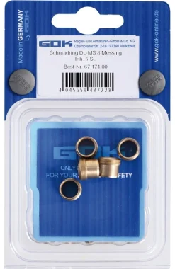 Ogive de rechange pour raccords tube cuivre - 8mm - lot de 5 GOK