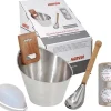 PACK D'ACCESSOIRES SAUNA LUMINAIRES + SEAU & LOUCHE + HYGRO/THERMOMÈTRE POOLSTAR