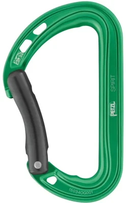 PACK DE 6 MOUSQUETONS SPIRIT COURBE PETZL