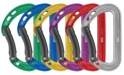 PACK DE 6 MOUSQUETONS SPIRIT COURBE PETZL
