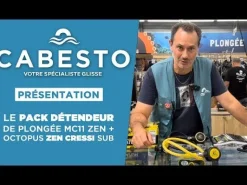 Pack détendeur de plongée MC11 ZEN + OCTOPUS ZEN CRESSI SUB & manomètre
