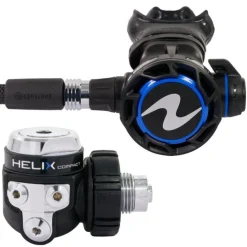 Pack détendeur HELIX COMPACT AQUALUNG + OCTOPUS HELIX COMPACT PRO AQUALUNG + Manomètre