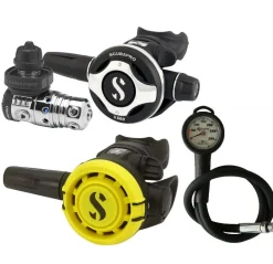 Pack détendeur MK25 EVO S600 DIN SCUBAPRO + Octopus R105 SCUBAPRO & manomètre