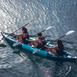 Pack kayak gonflable AZURA 415 3 places ABSTRACT