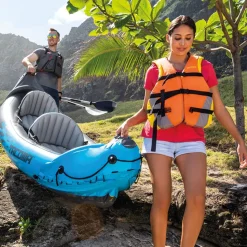 Pack kayak gonflable TACOMA K2 2 places INTEX