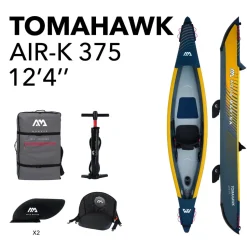Pack kayak gonflable TOMAHAWK AIR-K 375 1 place AQUA MARINA